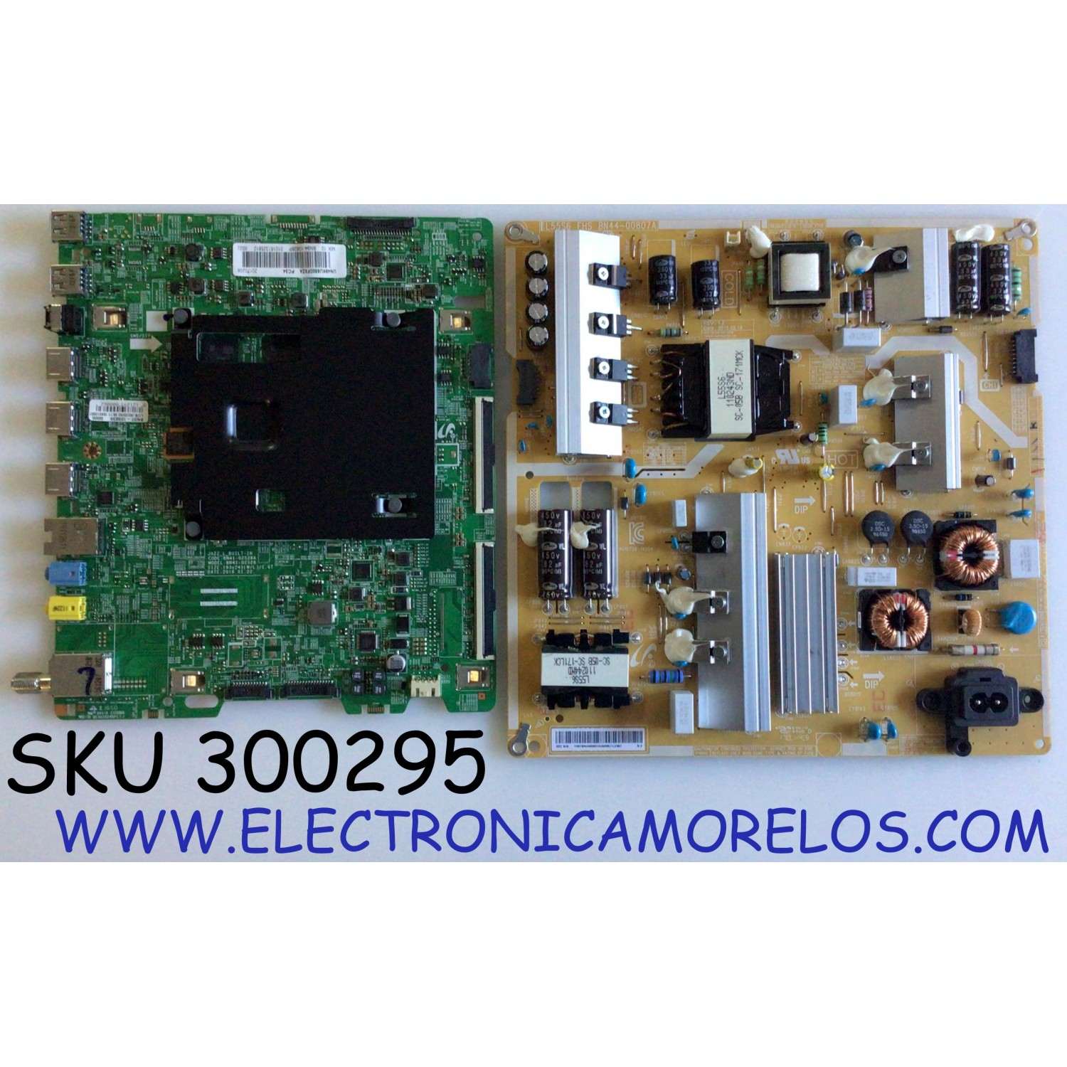 KIT DE TARJETAS PARA TV SAMSUNG / NUMERO DE PARTE MAIN BN94-10826P / BN41-02528A / BN97-10983B / FUENTE BN44-00807A / BN4400807A / L55S6_FHS / E301536 / PANEL CY-WK049HGLV2H / MODELO UN49KU650DFXZA / UN49KU650DFXZA FA01